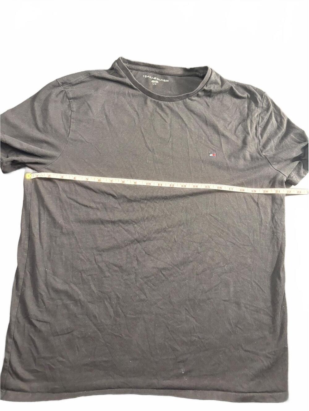 Tommy Hilfiger Men's Black Short Sleeve T-Shirt Large